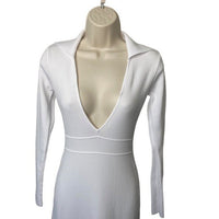 ALL THE WAYS | NEW Violet Midi Dress in White Size S