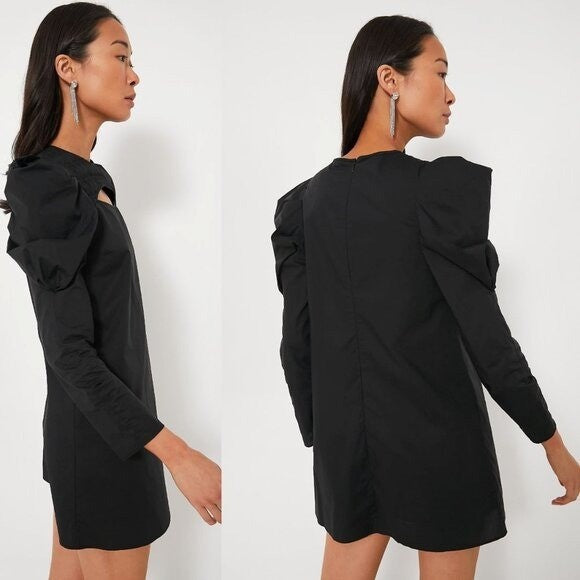 Hyacinth House NEW Black Keyhole Beckett Cocktail Party Mini Dress Size M