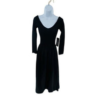 Tuckernuck | NEW Black Clea Off-the-shoulder Stretch-knit Maxi Dress Size XS