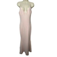 Katie May | Bambi Back Cut-Out Gown in Blush Size 8/M