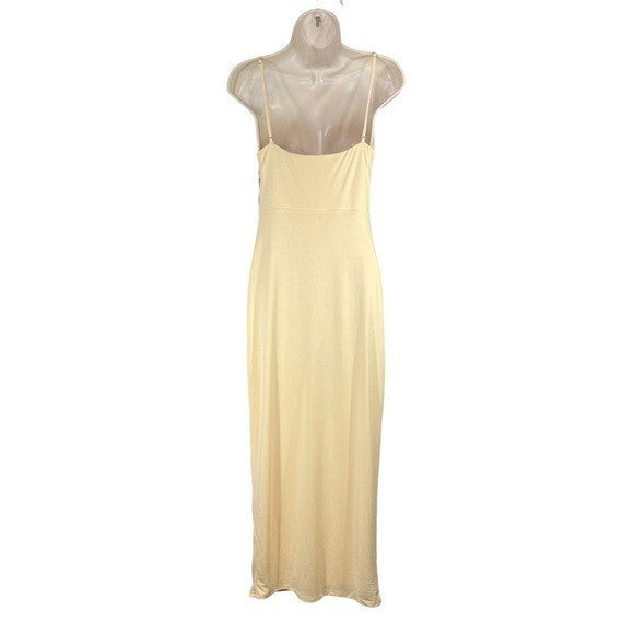 Camila Coelho | NWT Kendall Cut Out Bodycon Midi Dress in Vanilla Cake Size M