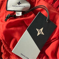 Tuckernuck | NEW Red Guipure Classy Lace Faye Bow Preppy Blouse Size XL