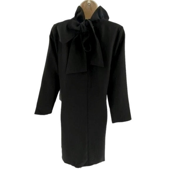 Tuckernuck | NEW Black Daphne Three-Quarter Length Sleeve Mini Dress Size XXS