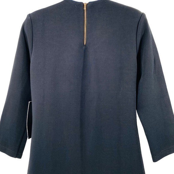 Tuckernuck NEW Black Francoise Mod 3/4 Sleeve Classic Mini Dress Size S