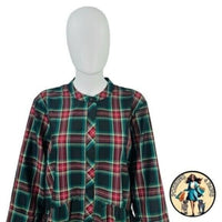 Tuckernuck | NEW Festive Plaid Tartan Royal Shirt Mini Dress Size XL