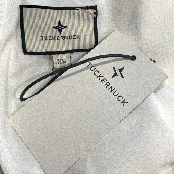 Tuckernuck | NEW Ivory Daphne Preppy Bow Tie 3/4 Sleeve Mini Dress Size XL