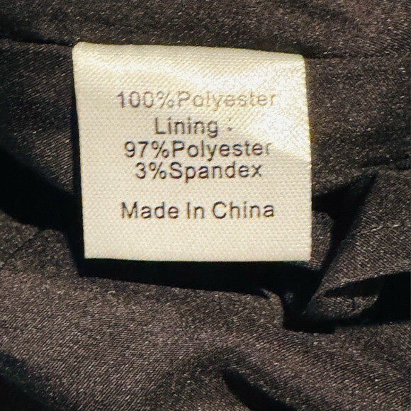 Tuckernuck | NEW Nightly Organza V-neckline Easton Top in Black & Gold Size XS