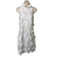 Tuckernuck | NEW Blanc White Guipure Lace Blythe Sleeveless Mini Dress Size XS