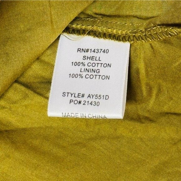 Hyacinth House | NEW Moss Printed Russell Mini Dress in Olive Size M