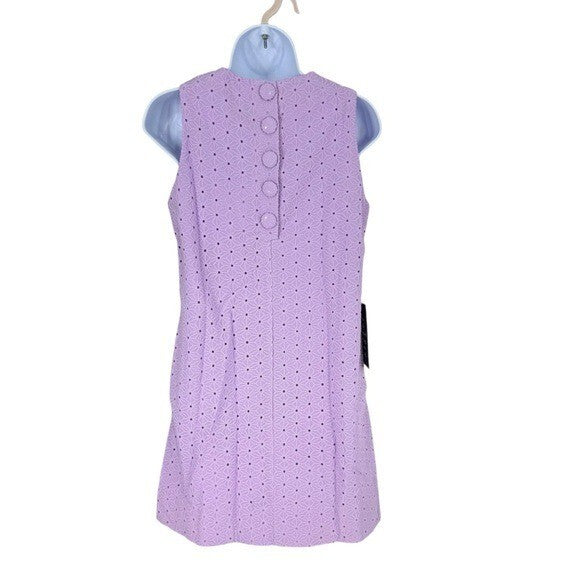 Tuckernuck | NEW Lavender Eyelet Sleeveless Crew Neck Folly Mini Dress Size XS