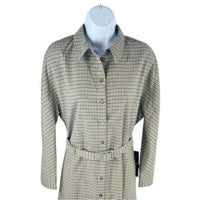 Tuckernuck | NEW Sycamore Check Belted Vera Long Sleeve Maxi Dress Size L