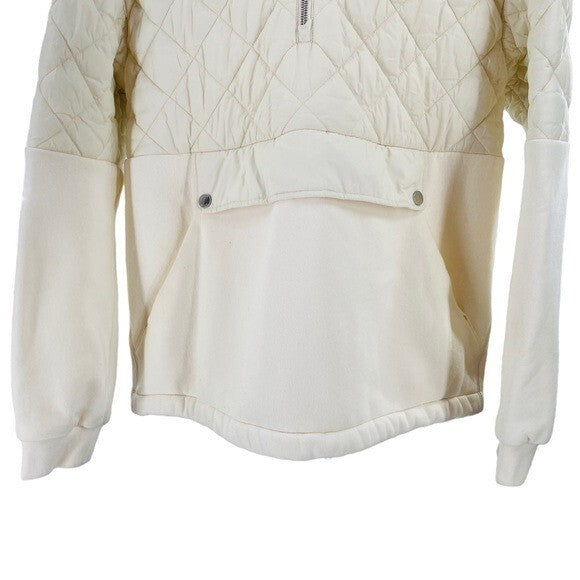 Soia & Kyo Nicolette Parka Pullover Hooded Jacket in Powder Ivory Size S