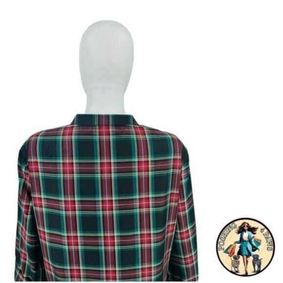Tuckernuck | NEW Festive Plaid Tartan Royal Shirt Mini Dress Size XXS
