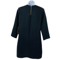 Tuckernuck NEW Black Francoise Mod 3/4 Sleeve Classic Mini Dress Size S