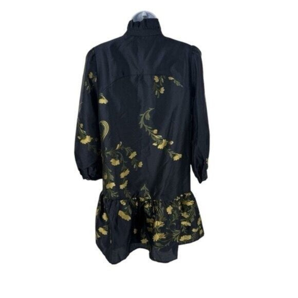 Tuckernuck | NEW Navy Jasmine Vine Jacquard Formal Palmerston Dress Size L