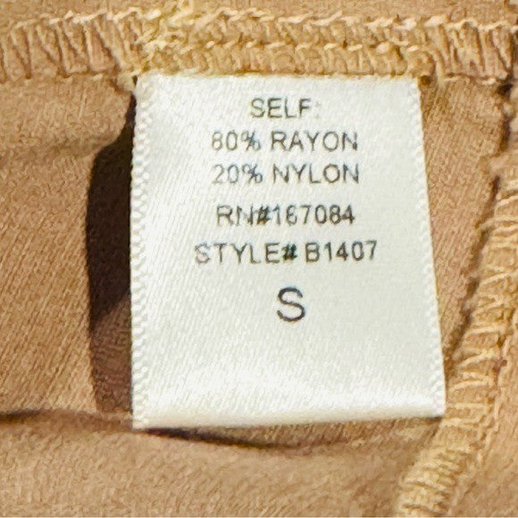 Tuckernuck NEW Khaki Milla Sleeveless Military Collared Mini Dress Size S