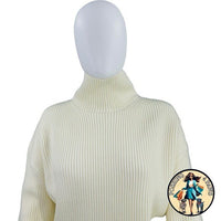 Pomander Place | NEW Tan Shimmer Knit Helen Turtleneck Sweater Size XXL