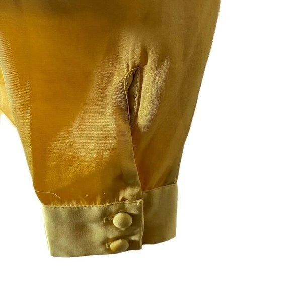 Lovers + Friends NEW Ana One Shoulder Satin Party Mini Dress in Yellow Size XXS