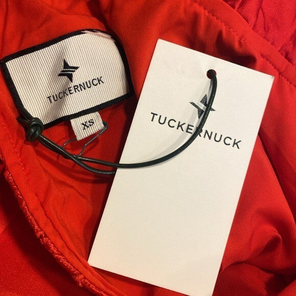 Tuckernuck | NEW Red Guipure Lace Daphne Three-quarter Sleeve Mini Dress Size XS