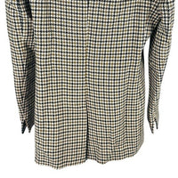 Akris Punto NEW Brown & Black Houndstooth Wool Boyfriend Blazer Size 10