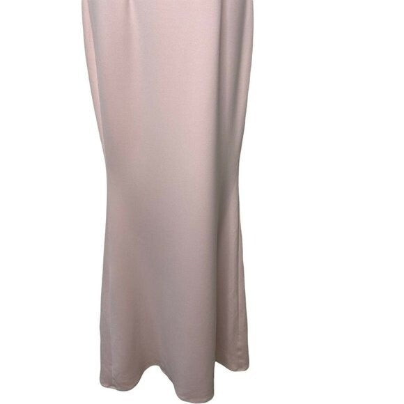 Katie May | Bambi Back Cut-Out Gown in Blush Size 8/M