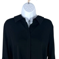 Tuckernuck NEW Black Norah Bell Sleeve Collared Button Down Blouse Top Size XXXL