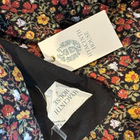 Hyacinth House NEW Black Multi Floral Spencer Long Sleeve Mini Dress Size S