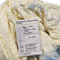 LoveShackFancy NEW Makena RARE Lace Peter Pan Cape Overcoat Ivory Womens Size S