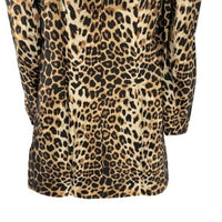 Tuckernuck x India Hicks NEW Leopard Domino Long Sleeve Party Mini Dress Size L