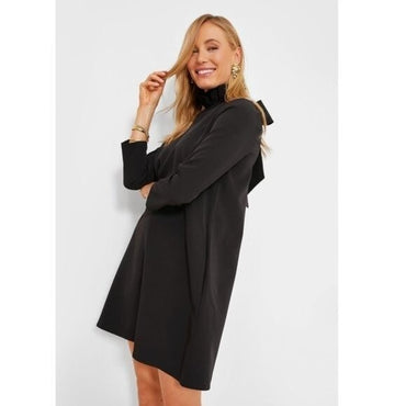 Tuckernuck | NEW Black Daphne Three-Quarter Length Sleeve Mini Dress Size XXS
