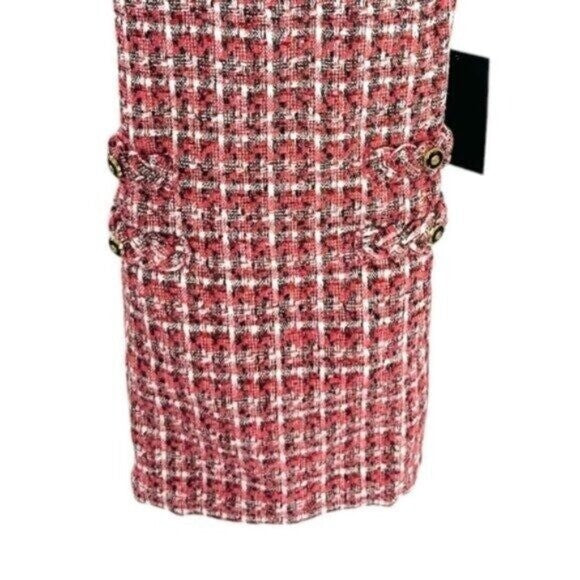 Tuckernuck NEW Magnolia Tweed Short Sleeve Crew Neck Jackie Mini Dress Size XXL