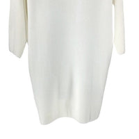 Pomander Place | NEW Winter White Vivianne Turtleneck Sweater Mini Dress Size L