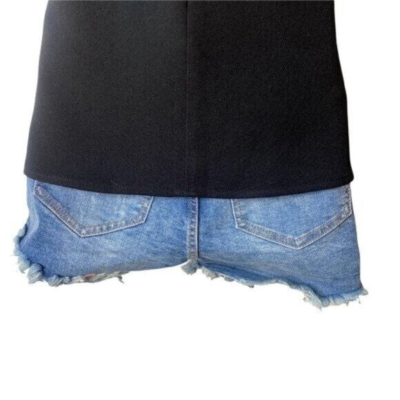 Tuckernuck | NEW Strapless Corset Noir Crepe Marin Top in Black Size XXL