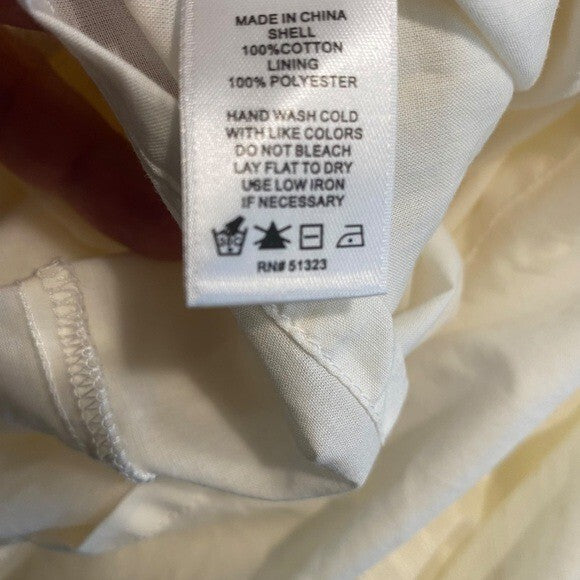 1. STATE | NWT Swiss Dot Midi Dress in Toasted Ivory Size XS