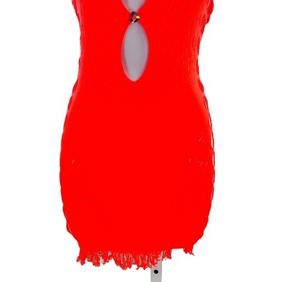 Poster Girl The Miranda Festival Rhinestone Cut Out Mini Dress Chilli One Size
