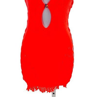 Poster Girl The Miranda Festival Rhinestone Cut Out Mini Dress Chilli One Size