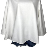 Tuckernuck White Miranda Off the Shoulder Long Sleeve Blouse Size XS