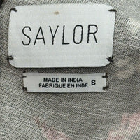 SAYLOR NEW Roseanne Puff Sleeve Floral Bohemian Feminine Classic Mini Dress S