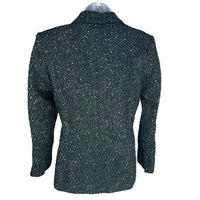 Tuckernuck | NEW Basalt Tweed Windsor Blazer Jacket in Green & Black Size XS