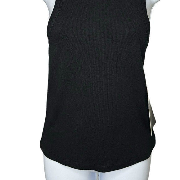 Tuckernuck | NEW Black Foley Rib Crewneck Racerback Tank Size S