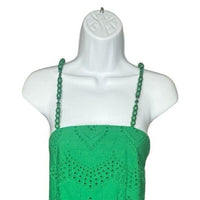 Hyacinth House NEW Green Eyelet Beaded Strap Mini Ibiza Cocktail Dress Size XXL