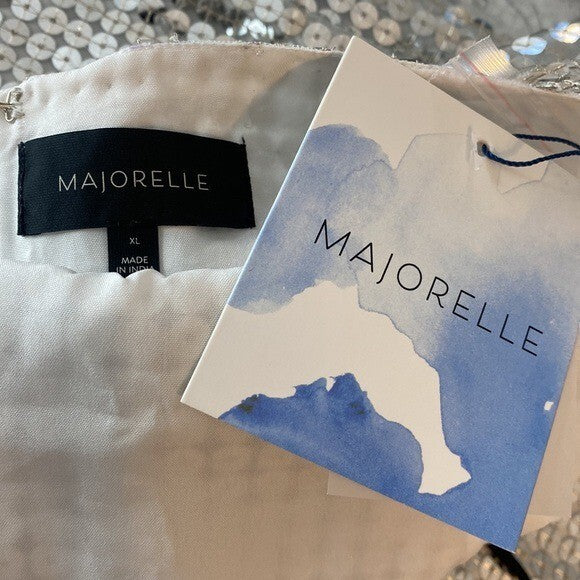 Majorelle | NEW Jovanna Strapless Metallic Bodycon Cocktail Dress Size XL