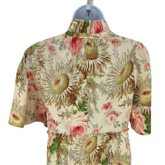 Tuckernuck | NEW Sun Faded Floral Crawford V-neckline Mini Dress Size S