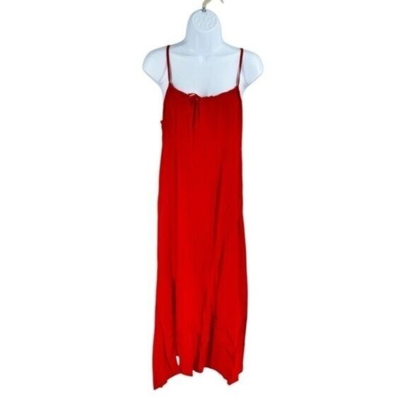 Emerson Fry NEW Red Grenadine Amy Classic Sundress Midi Dress Size S