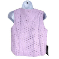 Tuckernuck | NEW Lavender Eyelet Valerie V-neckline Sleeveless Top Size XL
