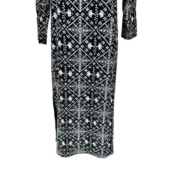 Tuckernuck NEW Hyacinth House Square Neck Sabrina Long Sleeve Midi Dress Size S