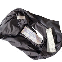 Devon Windsor Delilah Metallic Black High Waist Bikini Swim Bottom Size M NEW