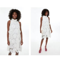 Tuckernuck | NEW Blanc White Guipure Lace Blythe Sleeveless Mini Dress Size XS