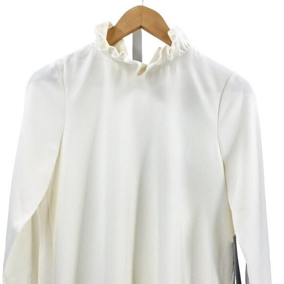 Tuckernuck | NEW Ivory Daphne Preppy Bow Tie 3/4 Sleeve Mini Dress Size XL