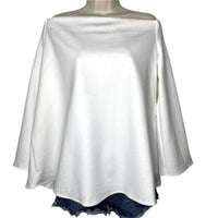Tuckernuck White Miranda Off the Shoulder Long Sleeve Blouse Size XS